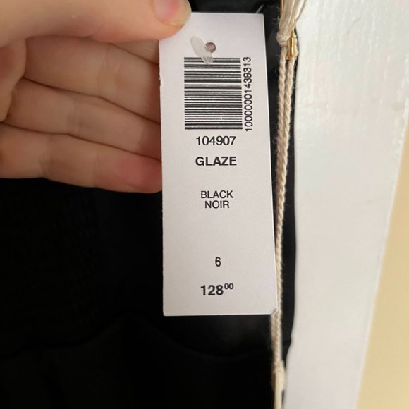 Aritzia Wilfred Glaze Dress Black Size 6 NWT - Picture 4 of 4